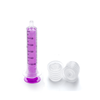 5ml syringe and SealSafe bottle adapters